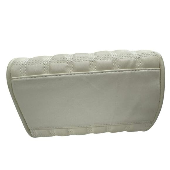 Bebe Maia White Quilted Crossbody Hand Bag - Picture 10 of 13